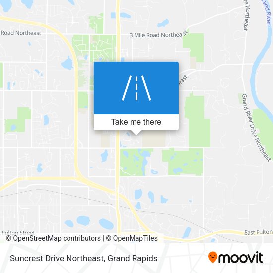 Suncrest Drive Northeast map