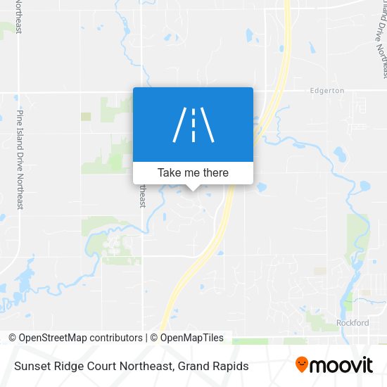 Sunset Ridge Court Northeast map