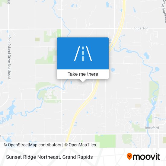 Mapa de Sunset Ridge Northeast