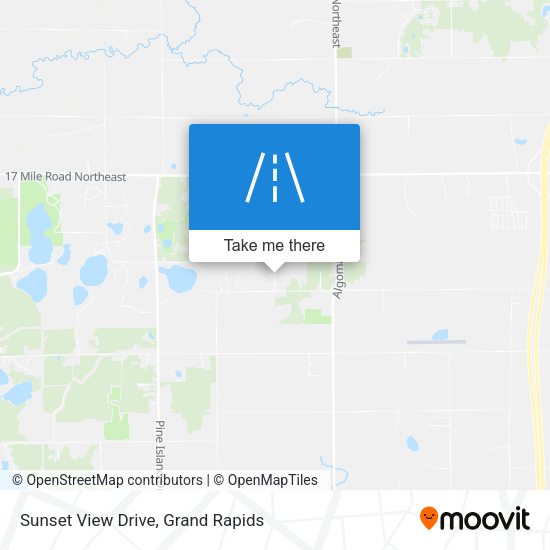 Sunset View Drive map