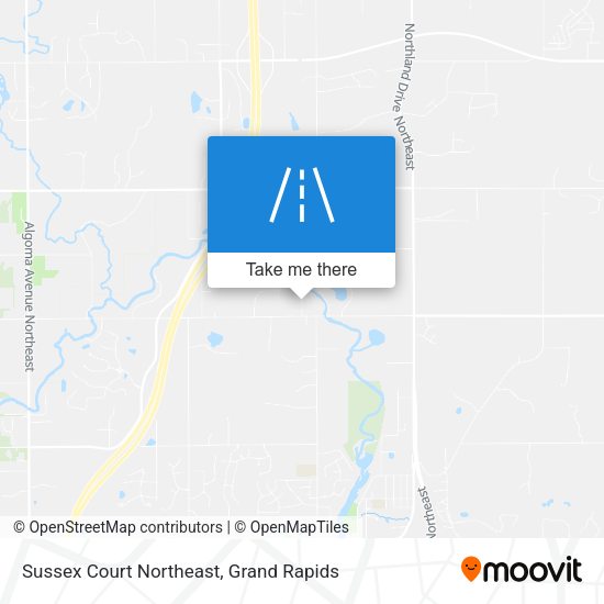Mapa de Sussex Court Northeast