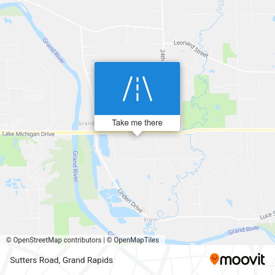 Mapa de Sutters Road