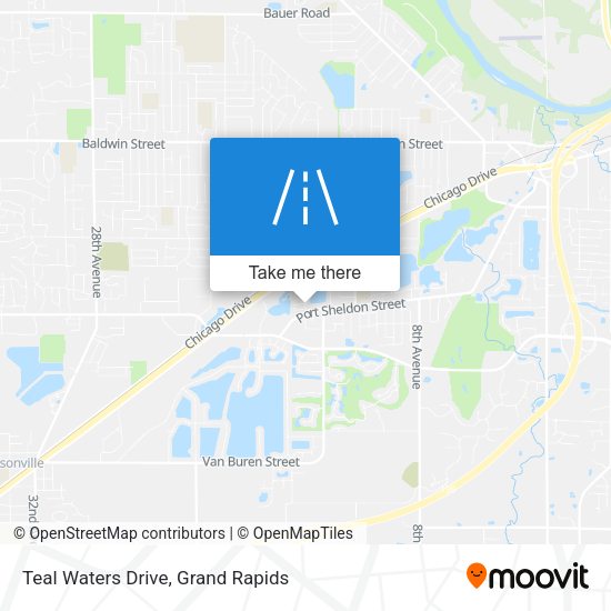 Mapa de Teal Waters Drive