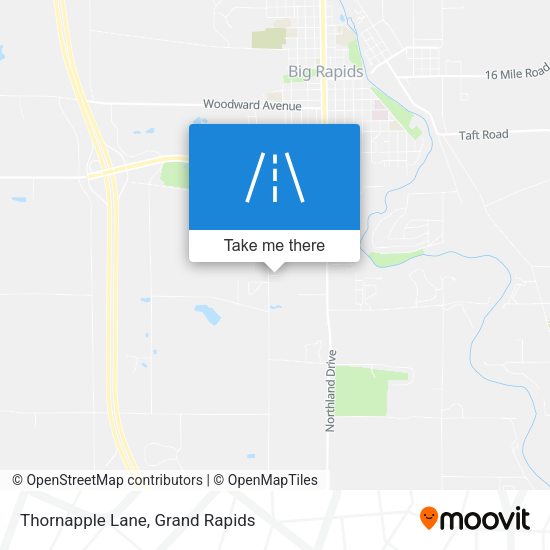 Thornapple Lane map