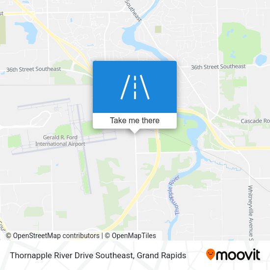 Thornapple River Drive Southeast map