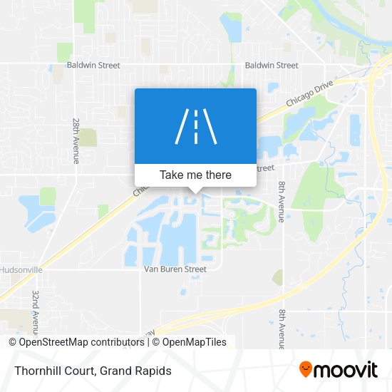Mapa de Thornhill Court