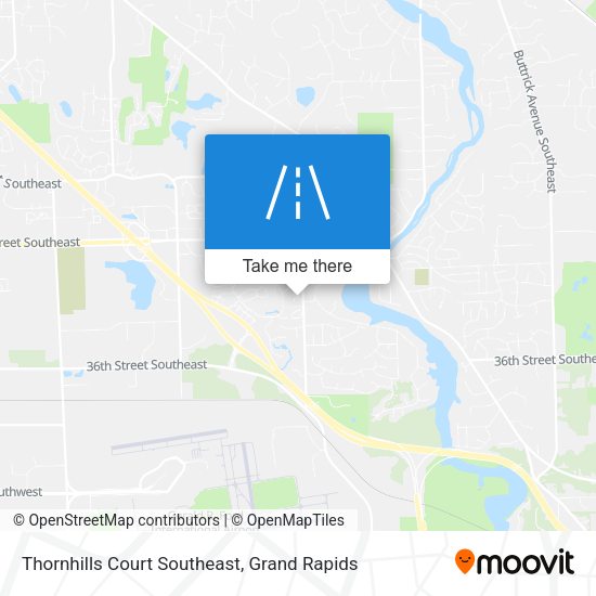 Thornhills Court Southeast map