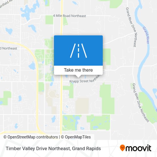 Mapa de Timber Valley Drive Northeast