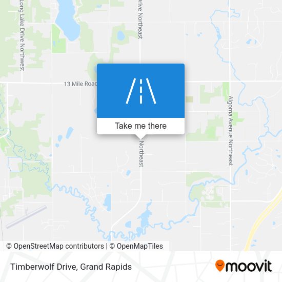 Timberwolf Drive map