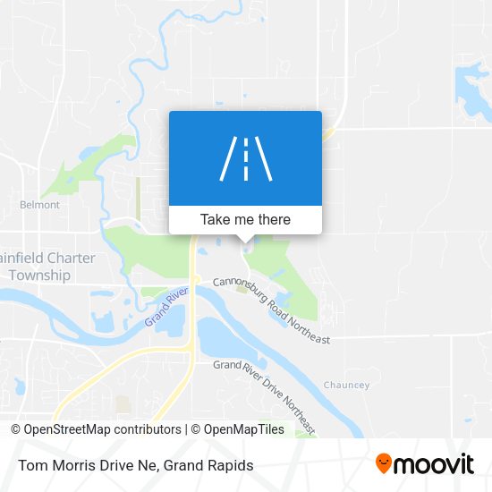 Tom Morris Drive Ne map