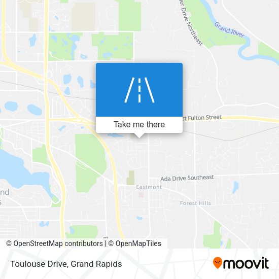 Toulouse Drive map