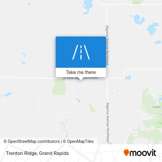 Mapa de Trenton Ridge