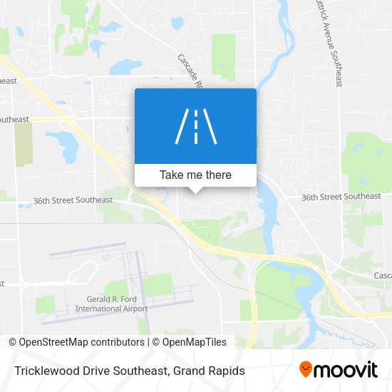 Tricklewood Drive Southeast map