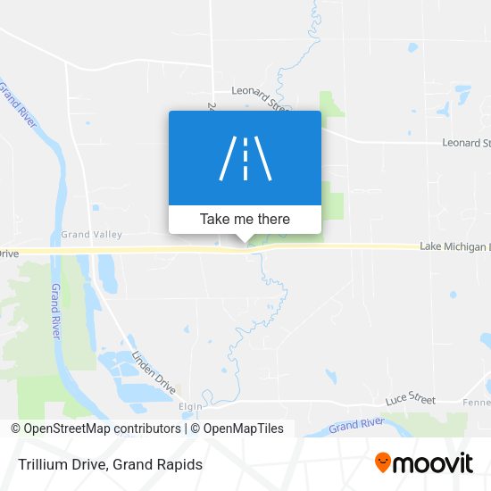 Trillium Drive map