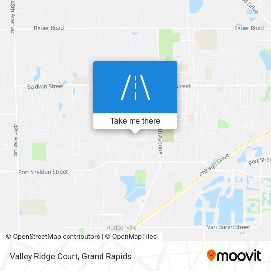 Valley Ridge Court map