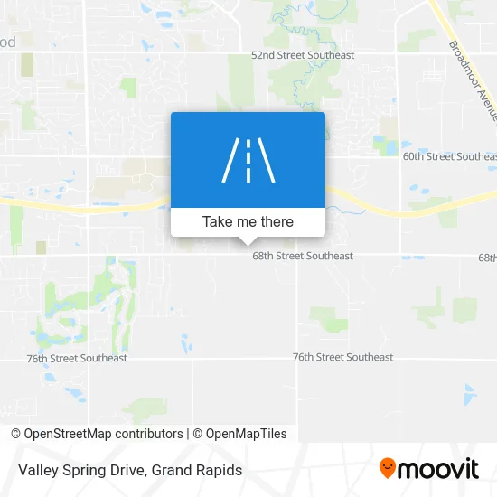 Valley Spring Drive map