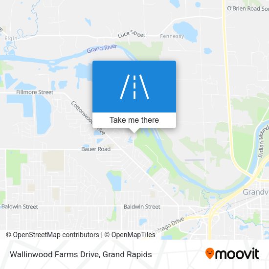 Wallinwood Farms Drive map