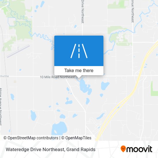 Mapa de Wateredge Drive Northeast