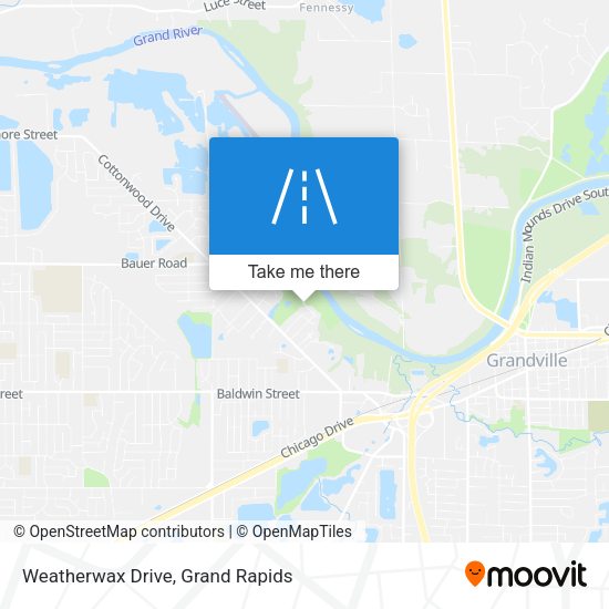 Weatherwax Drive map