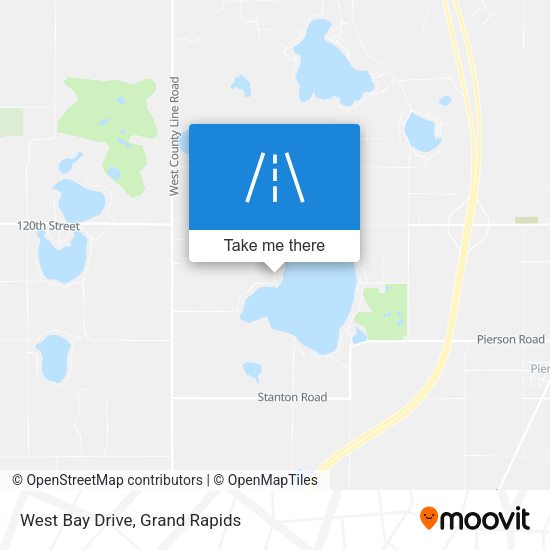 West Bay Drive map