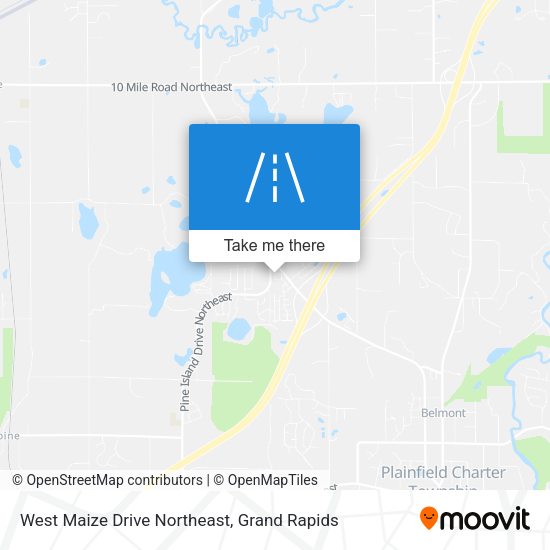Mapa de West Maize Drive Northeast