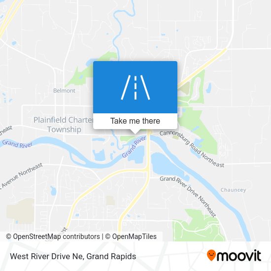 West River Drive Ne map