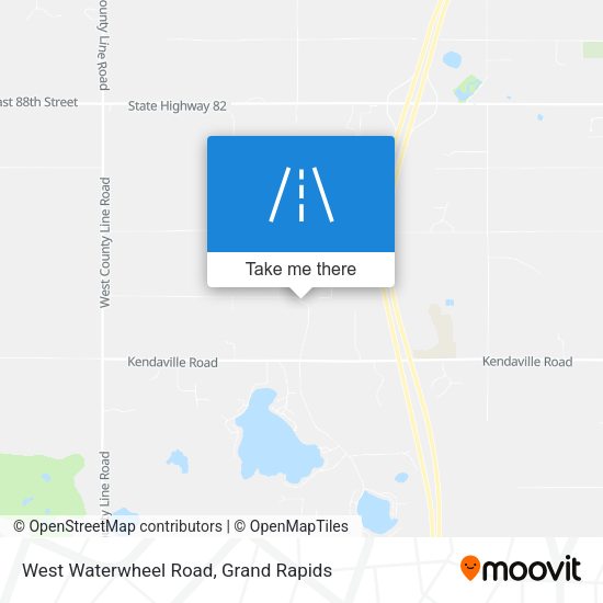 Mapa de West Waterwheel Road