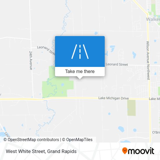 West White Street map