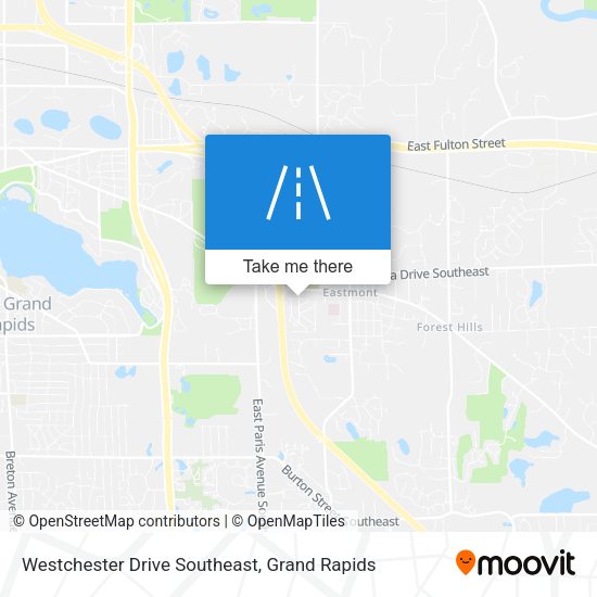 Mapa de Westchester Drive Southeast