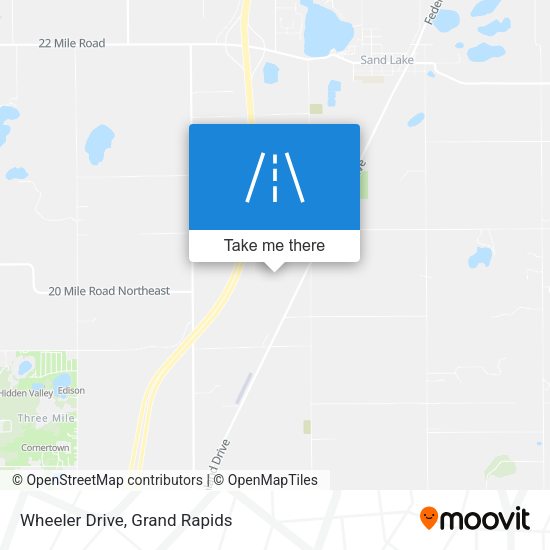 Wheeler Drive map