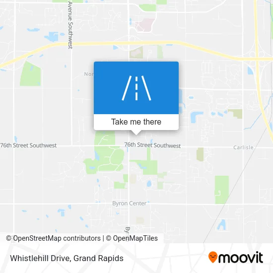 Whistlehill Drive map