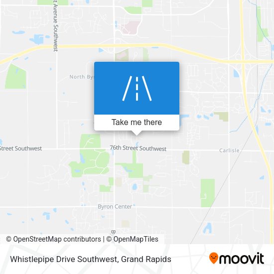 Mapa de Whistlepipe Drive Southwest