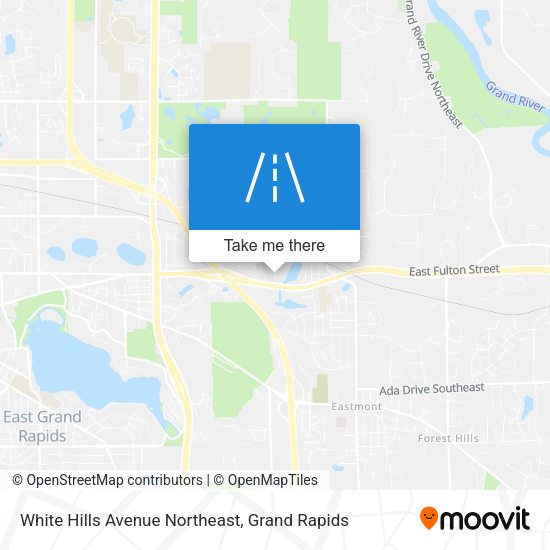 White Hills Avenue Northeast map