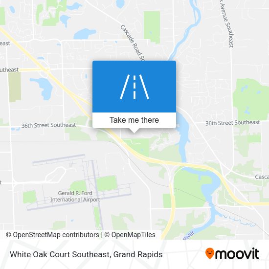 White Oak Court Southeast map