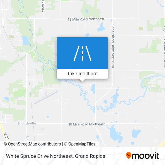 Mapa de White Spruce Drive Northeast
