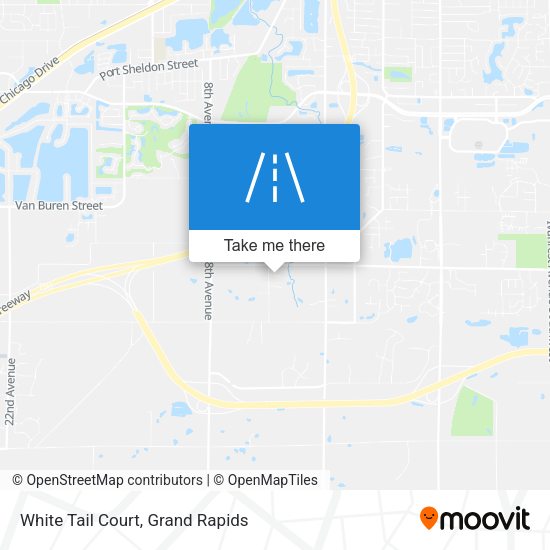 White Tail Court map