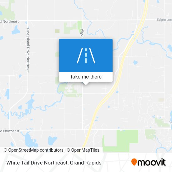 White Tail Drive Northeast map