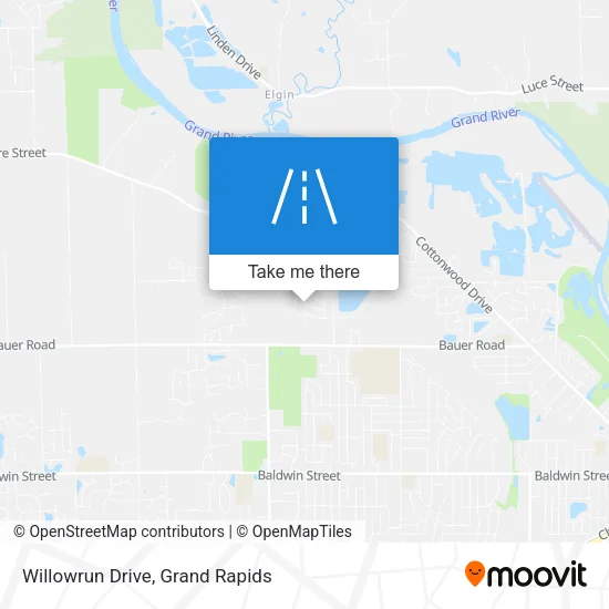 Willowrun Drive map