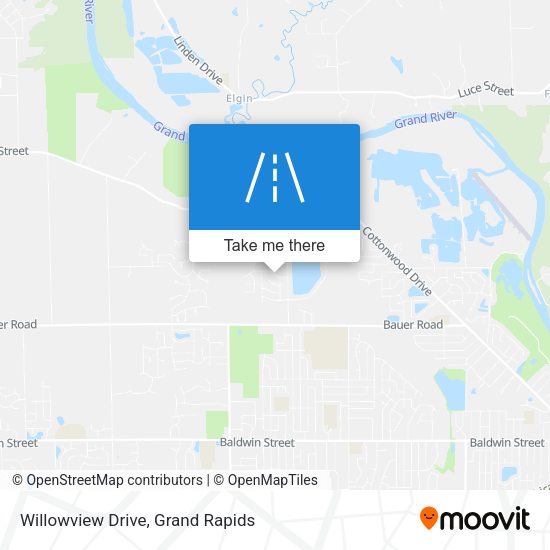Willowview Drive map