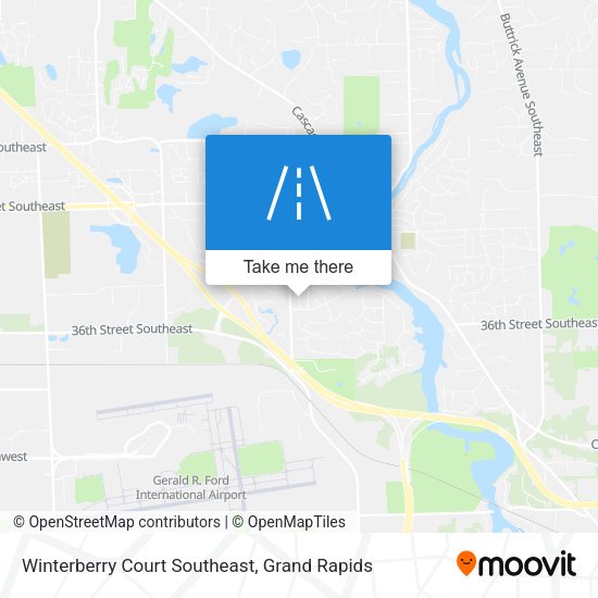 Winterberry Court Southeast map