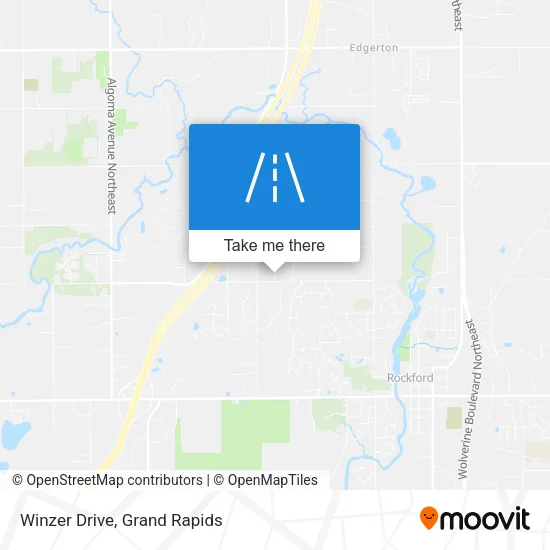 Winzer Drive map