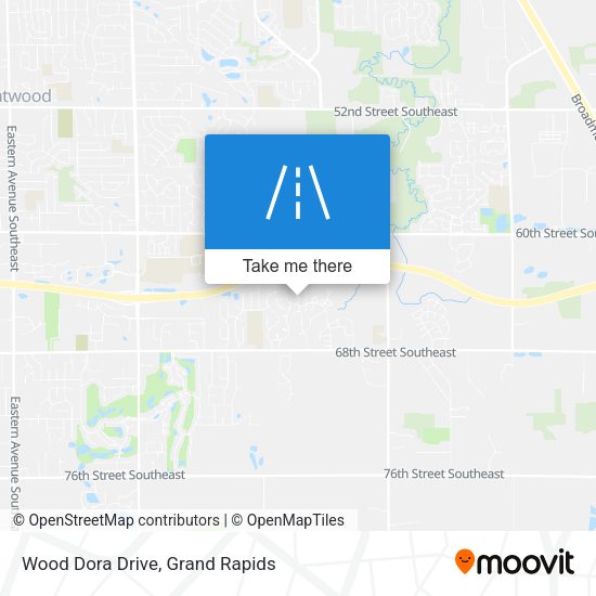 Wood Dora Drive map