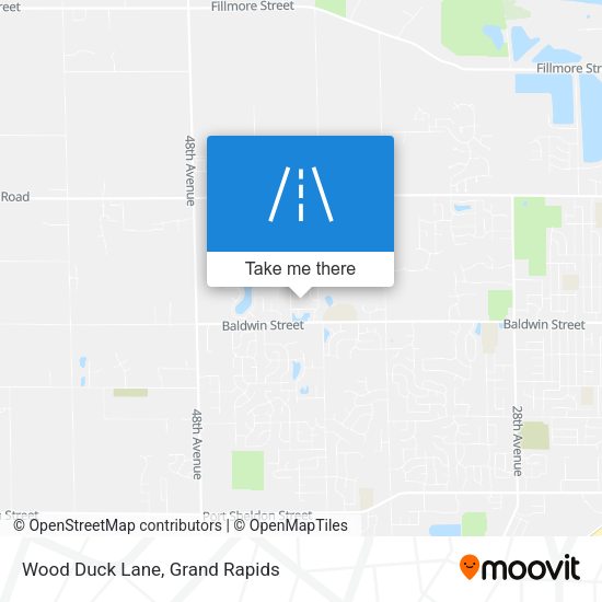 Wood Duck Lane map