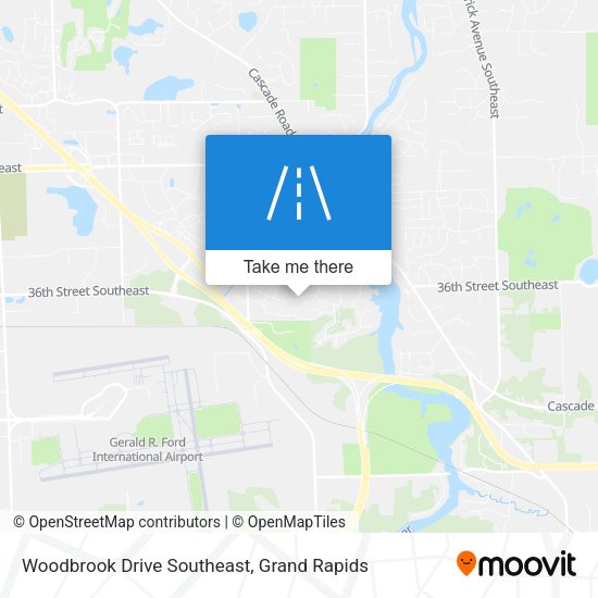 Mapa de Woodbrook Drive Southeast