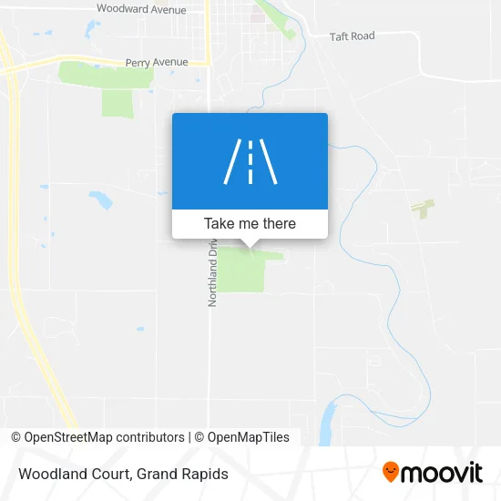 Woodland Court map