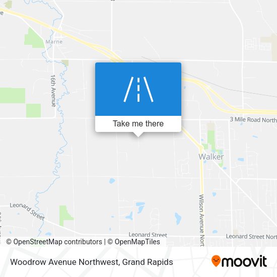 Mapa de Woodrow Avenue Northwest