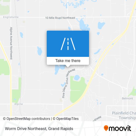 Worm Drive Northeast map