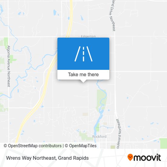 Wrens Way Northeast map
