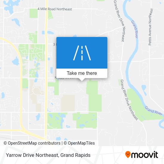 Mapa de Yarrow Drive Northeast