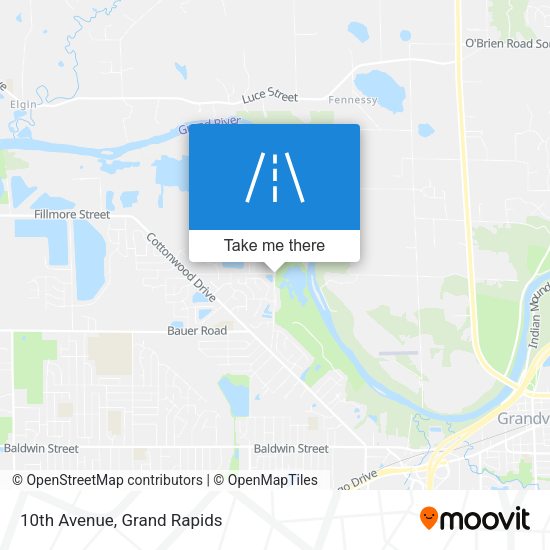 Mapa de 10th Avenue